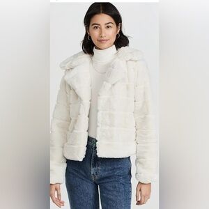 BLANKNYC Quilted Faux Fur Coat